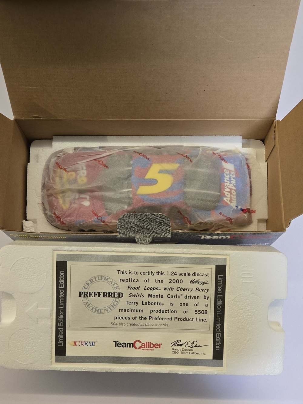 Terry Labonte #5 Kelloggs Diecast LOT- Action 1:24, Team Caliber 1:24,1:64 - NIB - Picture 13 of 15